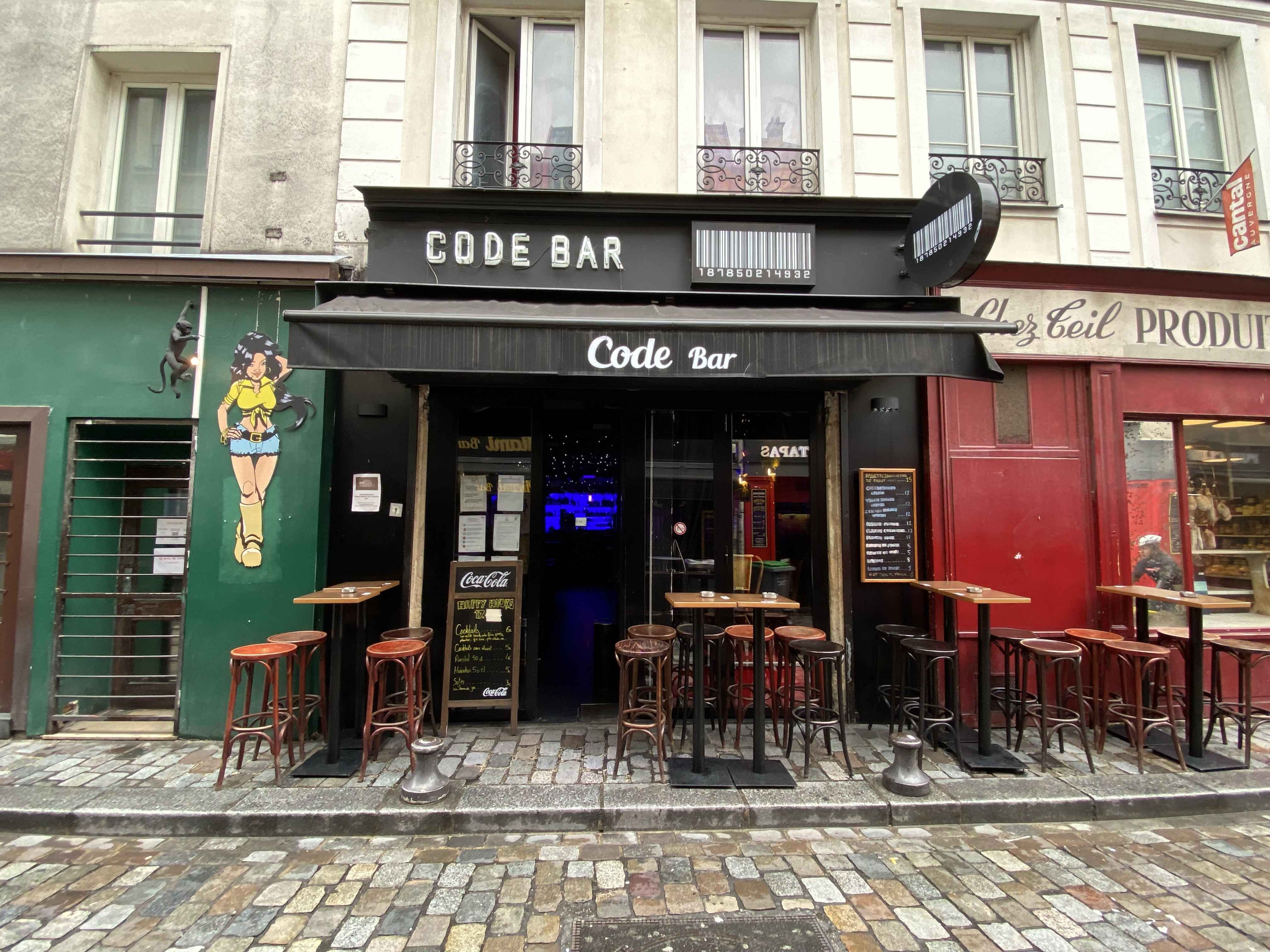 Code Bar réserver